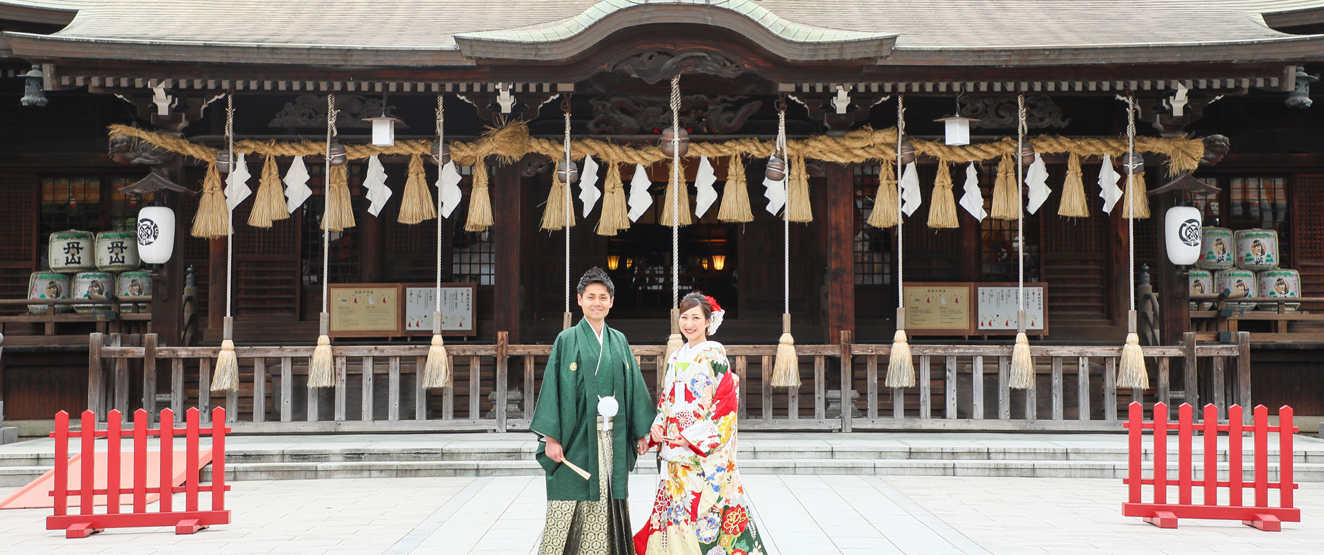 八坂神社や小倉城で和装撮影