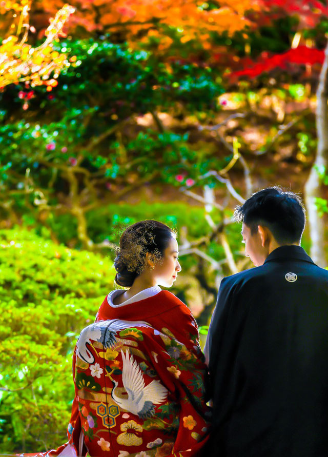 秋のフォトウエディング